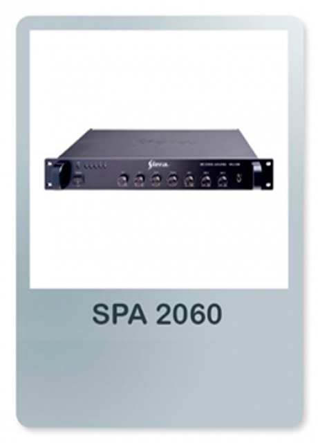 Amplificador 60W con Fuente de Sonido SPA 2060